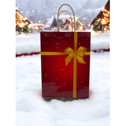 Хартиена чанта кол.панделка