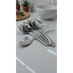Лъжици 6бр к-кт гладки Stainless