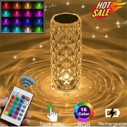 Лампа с USB rose diamond