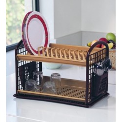 Стелаж за чинии на 2 етажа СМАРТ