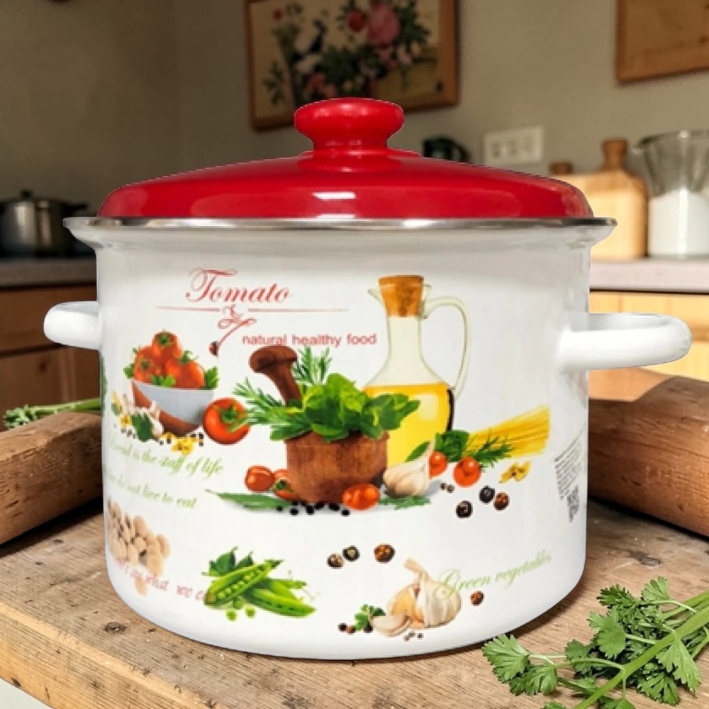 Тенджера 5,5lt "TOMATO" метален капак Тенджери