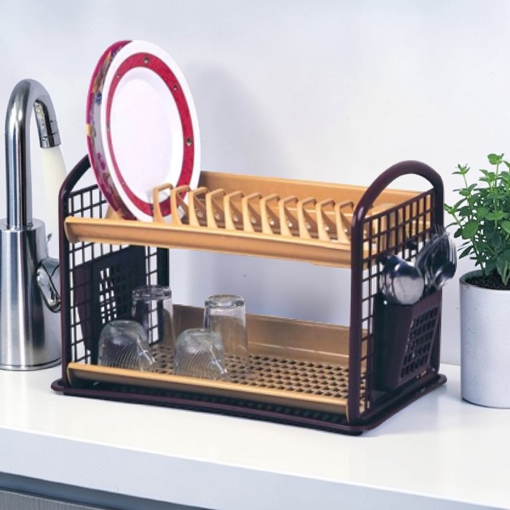 Стелаж за чинии на 2 етажа СМАРТ Сушилници за чинии