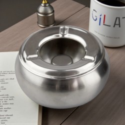 Иноксов ветроустойчив пепелник сфера 10cm Иноксов ветроустойчив пепелник сфера 10cm