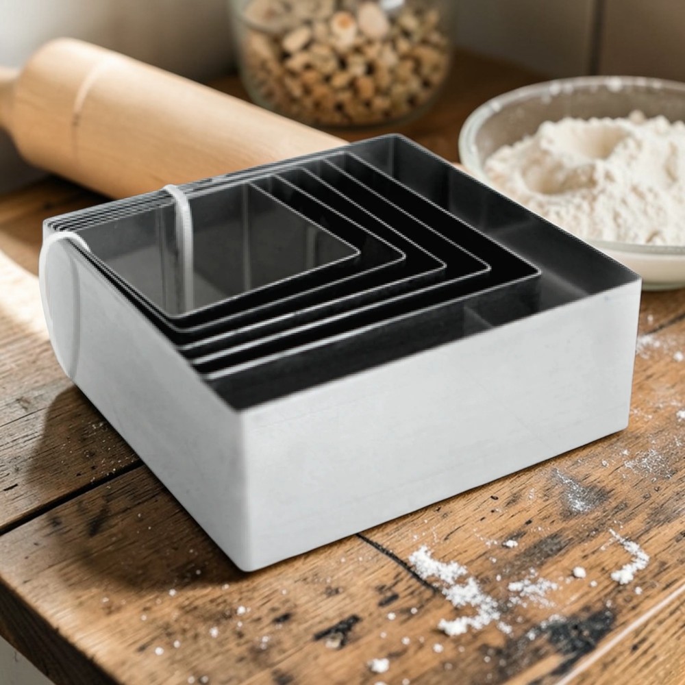 Инокс квадрати Форми за печене