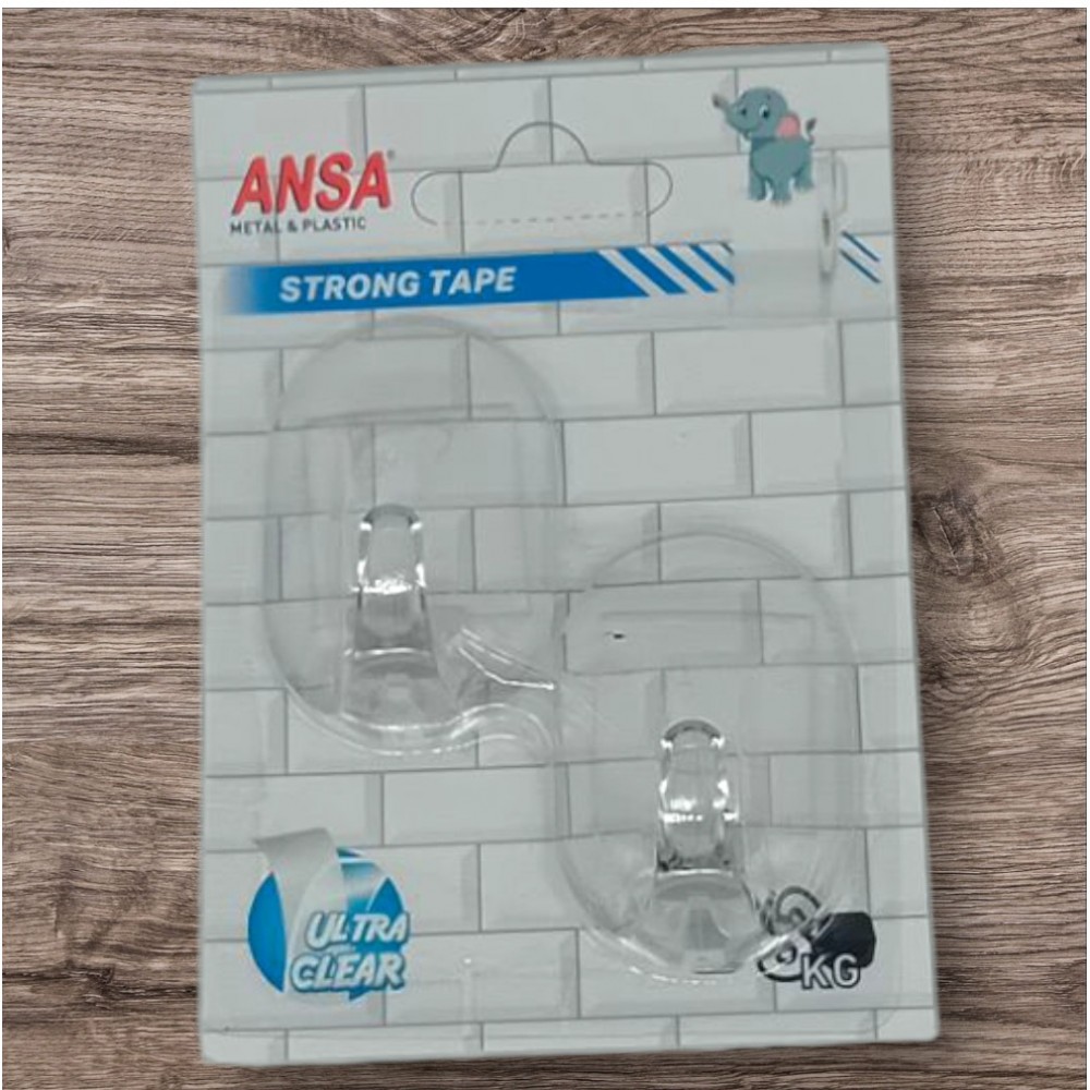 Закачалка Ansa 2-ка прозрачна 