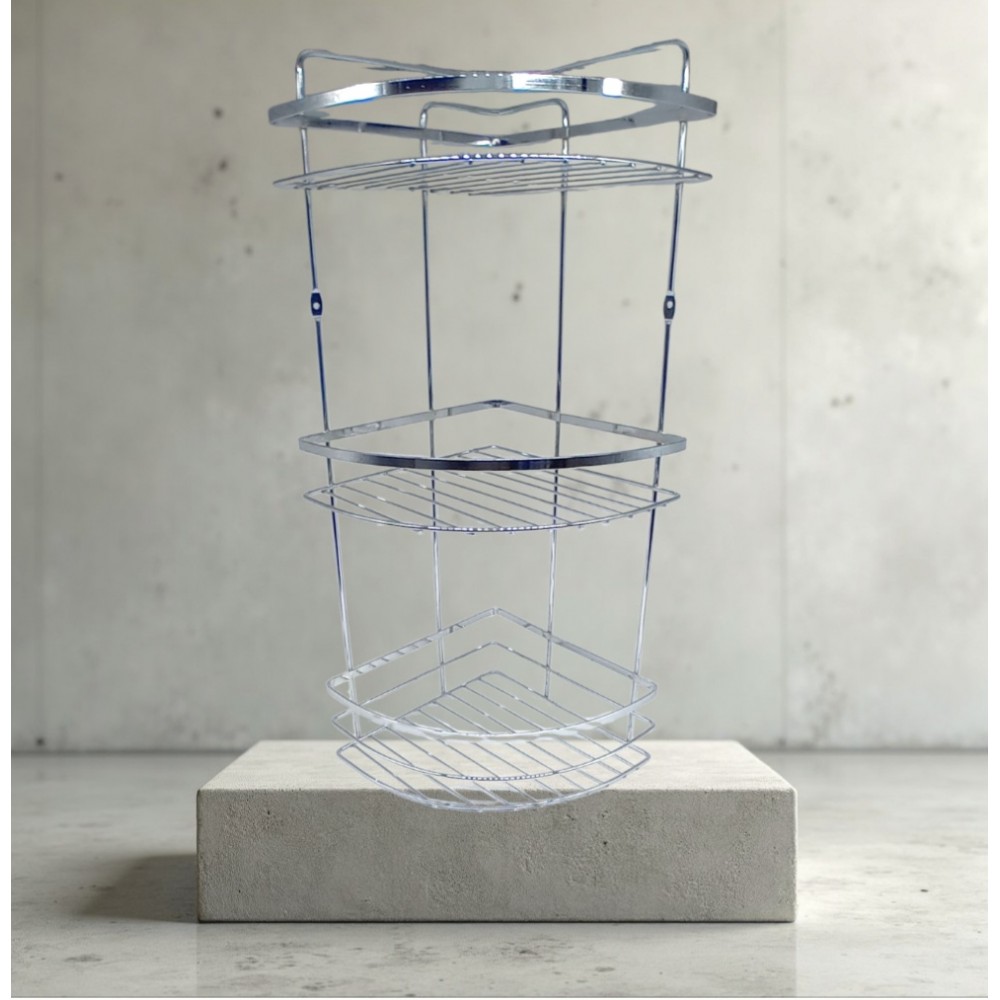 Ъгъл за баня 3ет. никел 