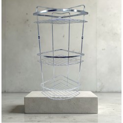 Ъгъл за баня 3ет. никел