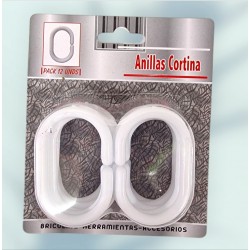 Куки за завеса баня 12бр.