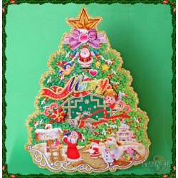 ЕЛХА ХАРТИЕНА 44 СМ. ГОЛЯМА Коледна украса 