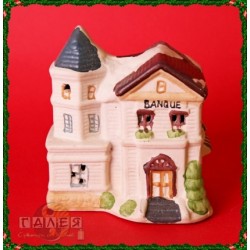 КЪЩА ГИПС BARN, 10СМ. Коледна украса 