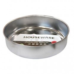 Тава хром кръг ДЪЛБОКА ф32*7.5cm HOUSEWARE Тави