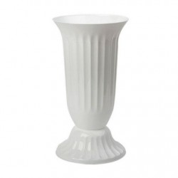 ВАЗА PVC БЯЛА МАЛКА, 29/16 СМ ВАЗА PVC БЯЛА МАЛКА, 29/16 СМ Саксии и сандъци