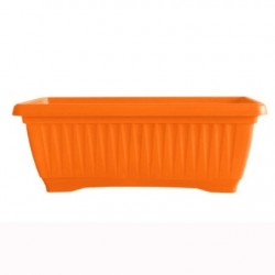 Сандък Ребро 50 см Оранжев Саксии и сандъци