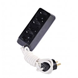 РАЗКЛОНИТЕЛ 3-КА С КАБЕЛ, 2 М.