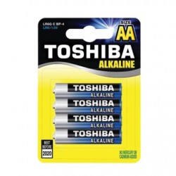 БАТЕРИИ TOSHIBA R6 АЛКАЛНИ