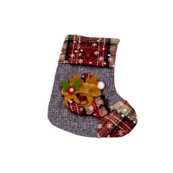 Коледен ботуш за подаръци малък 22см. Коледна украса 