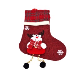Коледен ботуш за подаръци еленче 25см. Коледна украса 