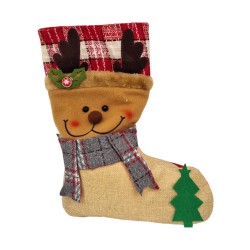 Коледен ботуш за подаръци еленче 36см. Коледна украса 