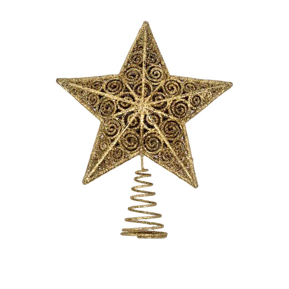 Коледна звезда спирала 25см. Коледна украса 