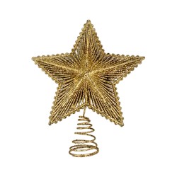 Коледна звезда спирала 24см. Коледна украса 