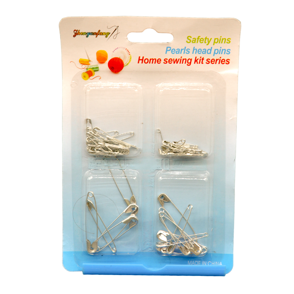 Комплект  безопасни игли, 4 размера Макари, игли и ластици 