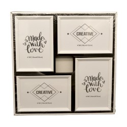 Семейна рамка MDF  4 снимки 10х15