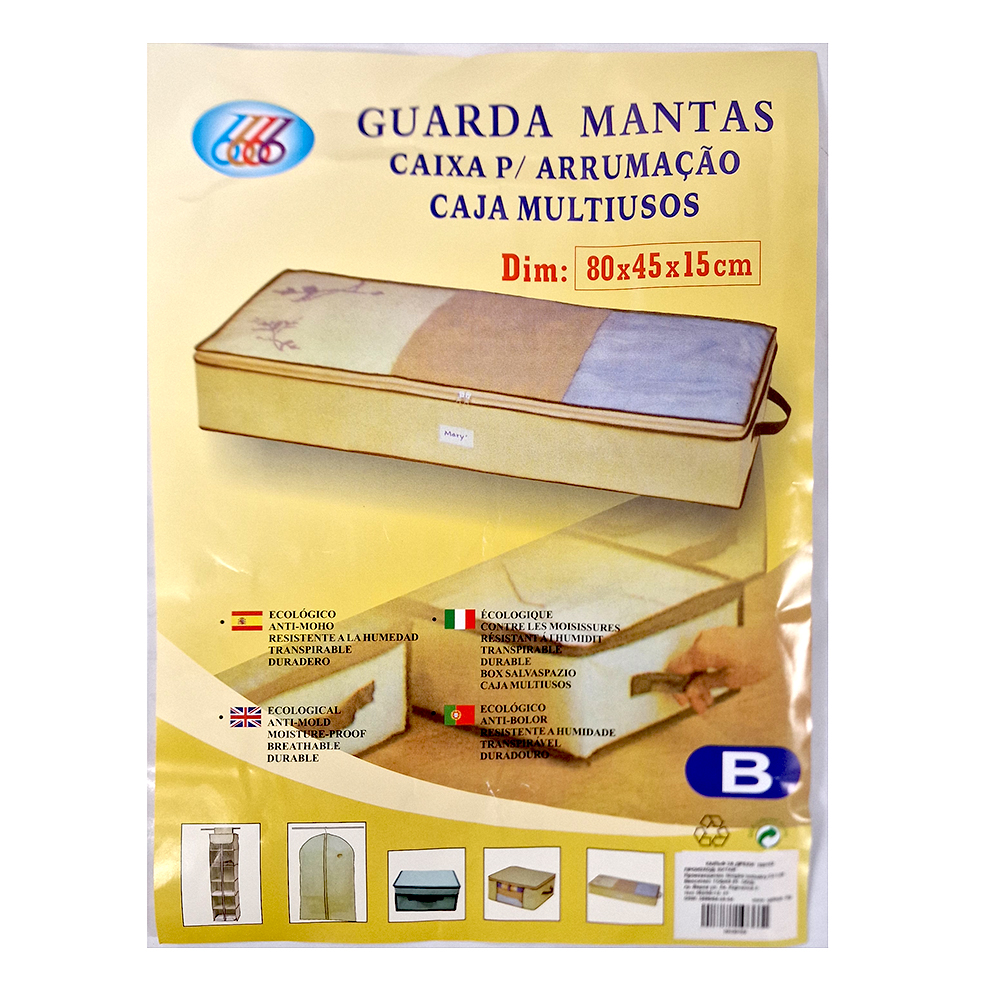 Калъф за под легло, 80/45/15 Покривки, мушами и хавлии