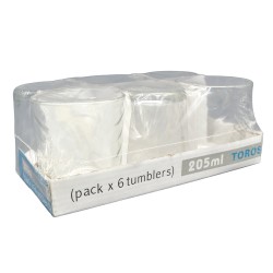 Чаши ниски 205 мл. ТОРОС 6 бр.