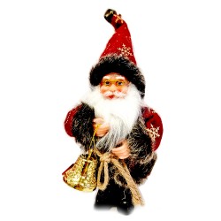 Дядо Коледа със звънче 20см. Дядо Коледа със звънче 20см. Коледна украса