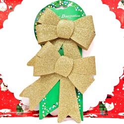 Коледни панделки 2бр.  Коледна украса 