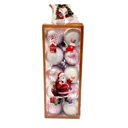 Коледни топки в кутия  20бр. 3см. Коледна украса 