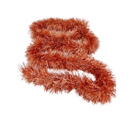 Коледен гирлянд 180/8см кафяв Коледна украса 