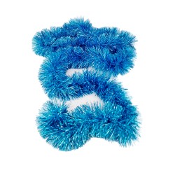 Коледен гирлянд 180/8см тюркоаз БГ