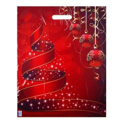 Торбичка "Весели Празници" 50бр. 40/50см. Коледна украса 