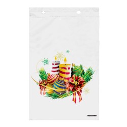 Празничен плик "Коледен пламък" 50бр. 20/32см. Коледна украса 