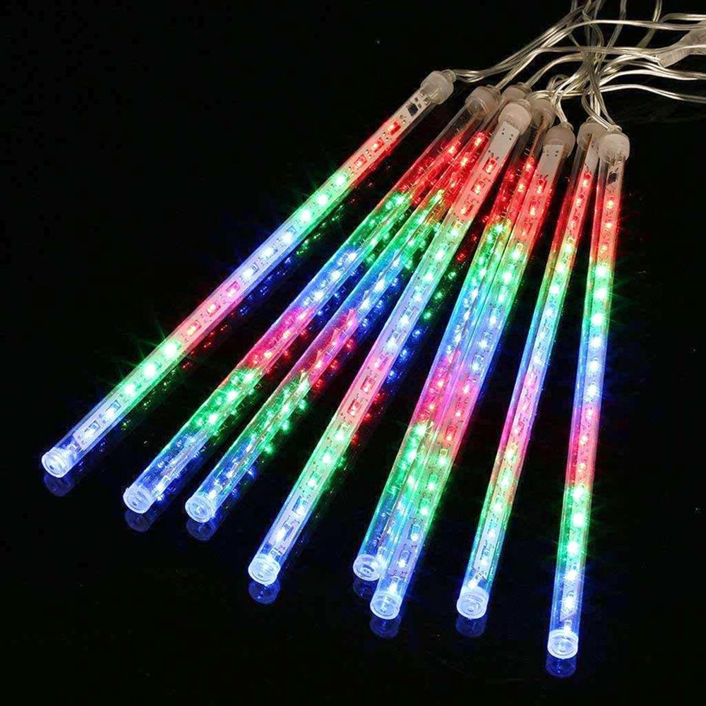 Светещи коледни пръчки LED цветни 8бр. Коледни  лампички 