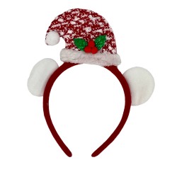 Коледна диадема със шапка Коледна украса 