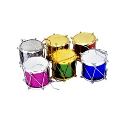 Комплект барабанчета за елха 6бр Коледна украса 