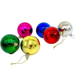 Коледни  топки за елха 6бр. 6см.  Коледна украса 