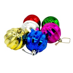 Коледни  топки за елха 6бр. 6см.  Коледна украса 