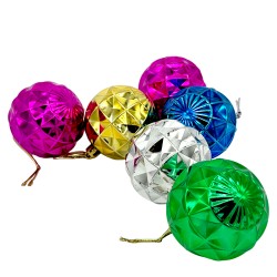 Коледни  топки за елха 6бр. 6см.  Коледна украса 