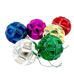 Коледни  топки за елха 6бр. 6см.  Коледна украса 