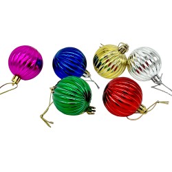 Коледни  топки за елха 6бр. 5см. Коледна украса 