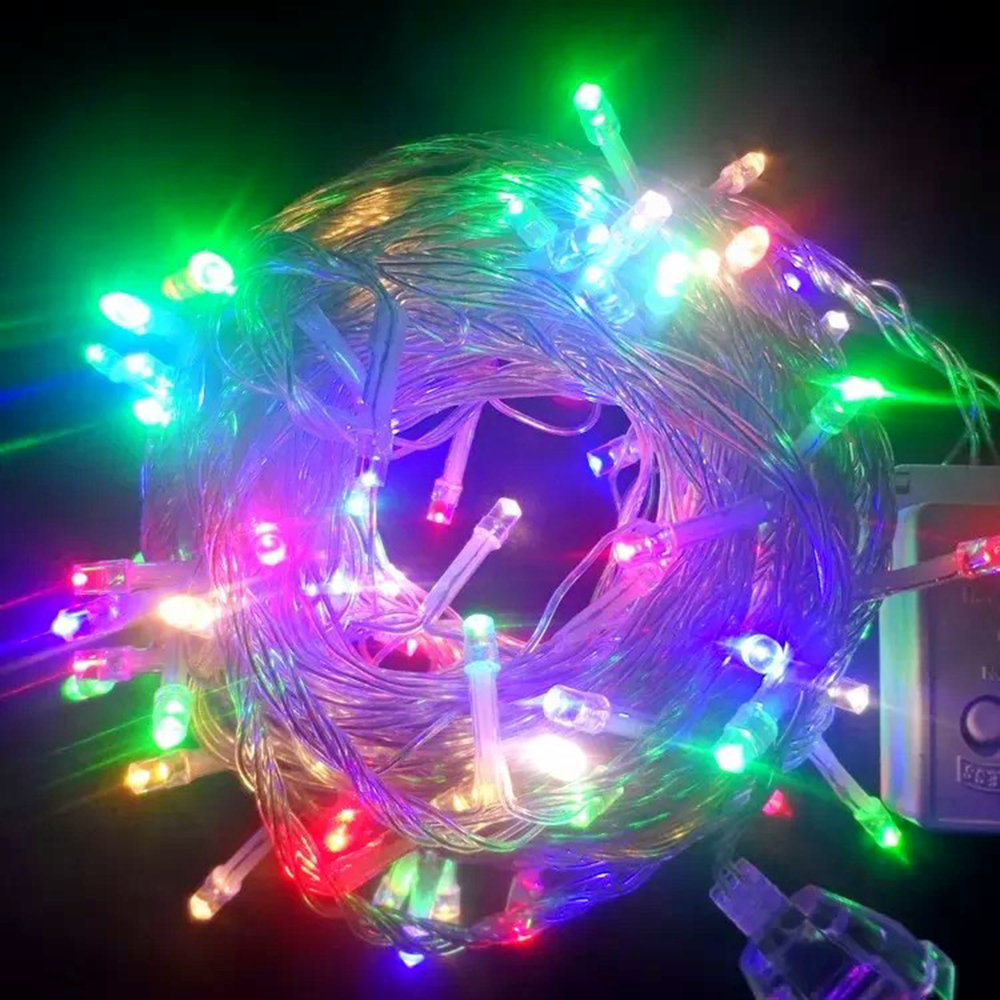 Коледни лампички  140 LED ЦВЕТНИ Коледни  лампички 