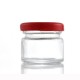 Мини стъклен буркан за  мед 25 мл с капак Бурканчета