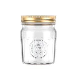 Стъклен буркан  с метална капачка 500мл.