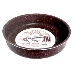 Тава с незалепващо покритие ф36x7 cm КАФЯВА