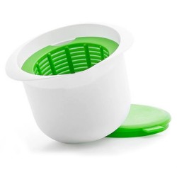 Комплект купа с капак за правене на сирене Купи ПВЦ