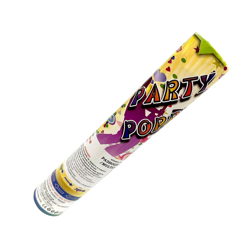 КОНФЕТА PARTY POPPER  30СМ. Парти артикули