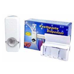 Дозатор за паста за зъби с поставка за четки Аксесоари за банята